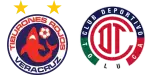 Veracruz x Deportivo Toluca