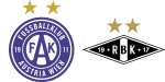 Austria Viena x Rosenborg