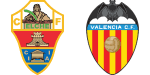 Elche x Valencia