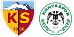 Kayserispor x Konyaspor