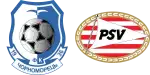 Chornomorets x PSV