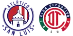 Atlético San Luis x Toluca