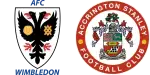 Wimbledom x Accrington