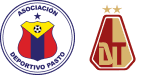 Deportivo Pasto x Deportes Tolima