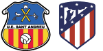 Sant Andreu x Atlético de Madrid