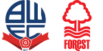 Bolton Wanderers x Nottingham Forest