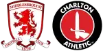Middlesbrough x Charlton Athletic