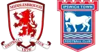 Middlesbrough x Ipswich Town