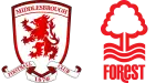 Middlesbrough x Nottingham Forest