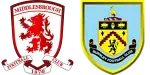 Middlesbrough x Burnley