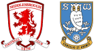 Middlesbrough x Sheffield Wednesday