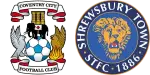 Coventry City x Shrewsbury Town