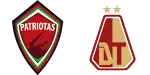 Patriotas Boyacá x Deportes Tolima