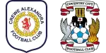 Crewe Alexandra x Coventry City