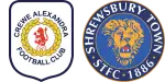 Crewe Alexandra x Shrewsbury Town