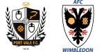 Port Vale x Wimbledom
