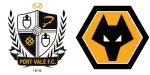 Port Vale x Wolverhampton Wanderers