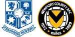 Tranmere Rovers x Newport County