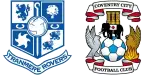 Tranmere Rovers x Coventry City