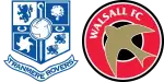 Tranmere Rovers x Walsall