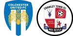 Colchester United x Crawley Town