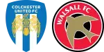 Colchester United x Walsall