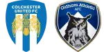 Colchester United x Oldham Athletic