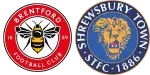 Brentford x Shrewsbury Town