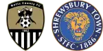 Notts County x Shrewsbury Town