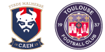 Caen x Toulouse