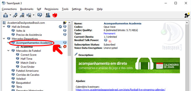 Teamspeak academia das apostas Teamspeak academia das apostas