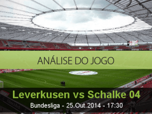 Análise do jogo: Bayer Leverkusen vs Schalke 04 (25 Outubro 2014)