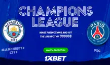Champions League: Predict and win 30.000$