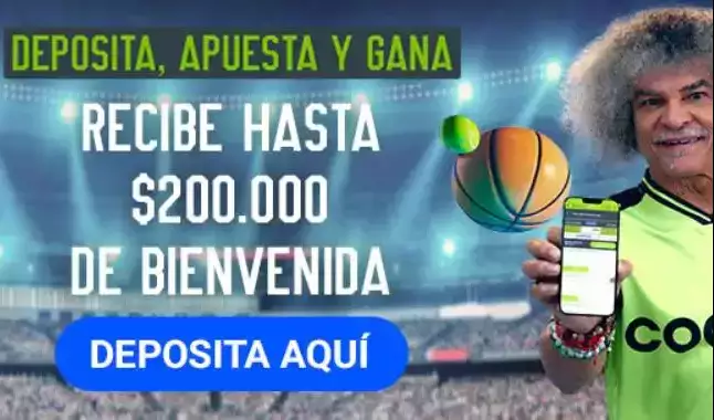 Bono de Bienvenida Codere - 100% hasta $200.000 COP