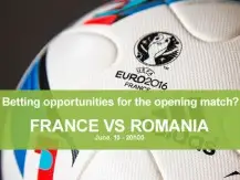 Opportunities to Bet on the Euro 2016 opening match