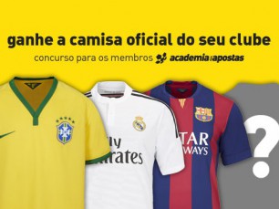 Ganhe a camisa oficial do seu clube