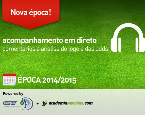 Ligas Europeias 2014/15 com acompanhamentos em direto no TeamSpeak da Academia
