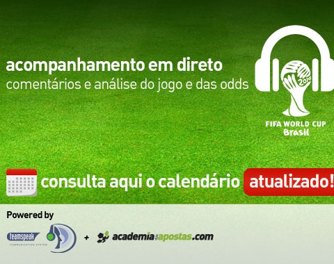 Acompanha em direto os jogos do mundial no TeamSpeak da Academia