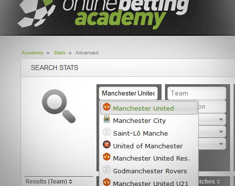 How to use the Advanced Stats Search functionality?