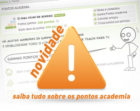 Saiba tudo sobre os pontos academia