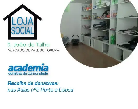 Aposta Solidária da comunidade: Loja Social de S. João da Talha