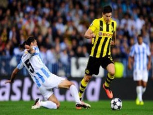 B.Dortmund X Málaga: "Pólvora seca" dos alemães não se repetirá