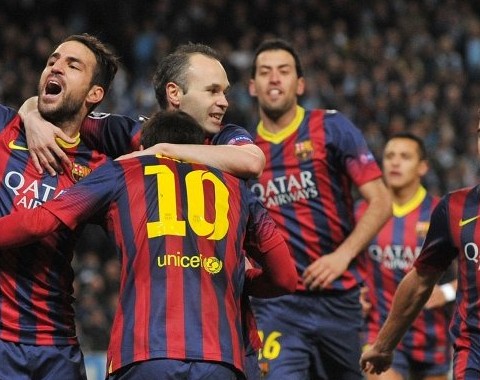 Ganha 3 vezes mais se o Barcelona vencer o Manchester City