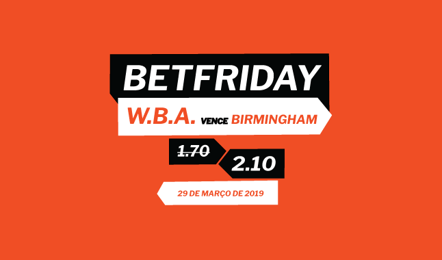 Bet Friday com odd a 2.10!