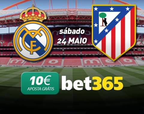 Aposta Grátis de 10€ na Final da Liga dos Campeões entre Real Madrid e Atlético de Madrid