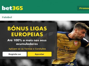 Bet365 Bónus Ligas Europeias (apostas múltiplas)