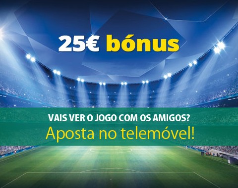 Liga dos Campeões: aposta no telemóvel e recebe um bónus
