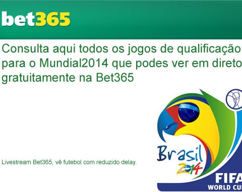 As seleções nacionais jogam na Bet365