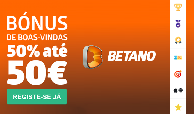 Betano Bónus de 50% até 50€
