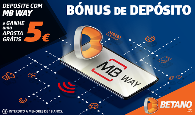 Deposita com MB Way e ganha uma Aposta Grátis